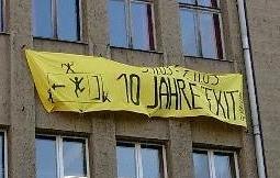 Dieses große Banner kündete von unserer Festwoche